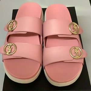 Gable Leather Coach Sandal